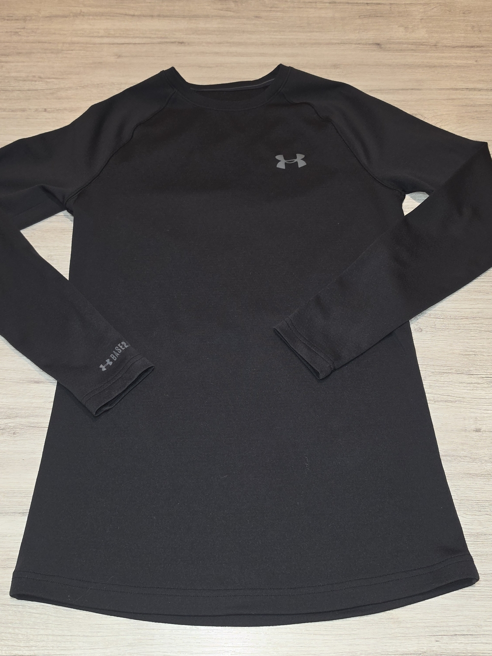 Under Armour Cold Gear Fitted Long Sleeve Shirt Women's Small Black Size S
